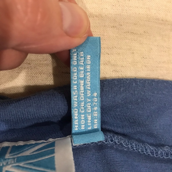 SOLD Gorgeous Blue Asymmetrical Survival Skirt - Picture 7 of 8